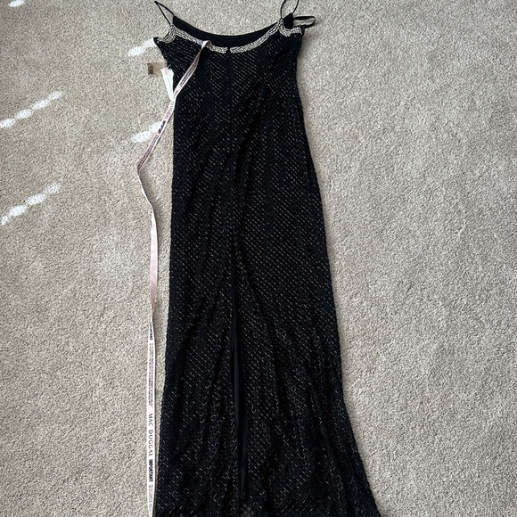 NWT Mac Duggal Black Maxi Dress Size 0 - Picture 10 of 10